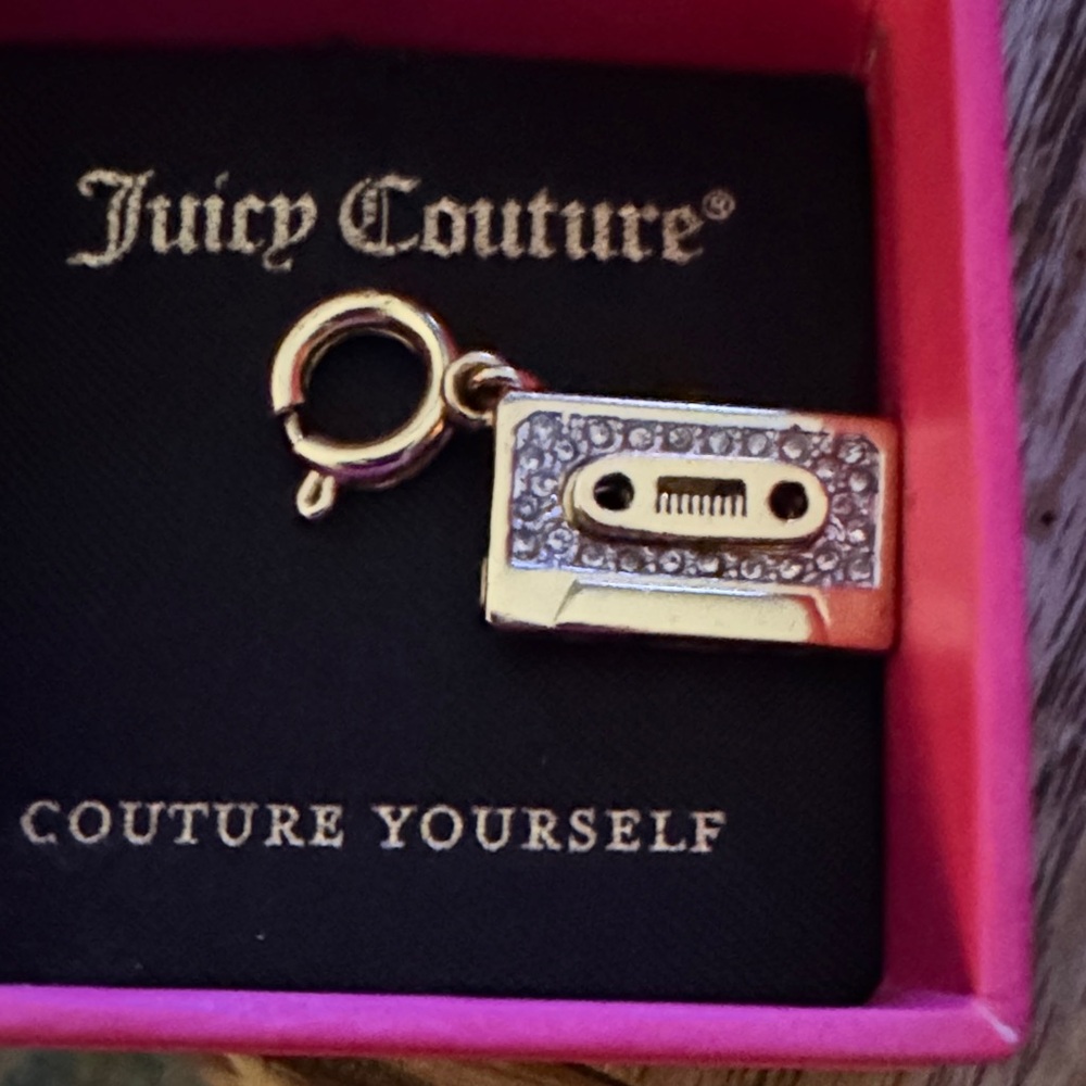 Juicy Couture Gold and Silver Cassette Charm